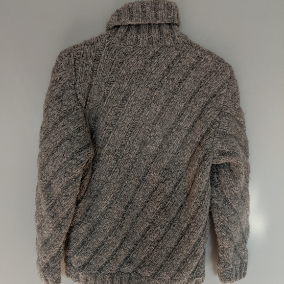 Express Hand-knit Wool Turtleneck Sweater - Picture 3 of 4